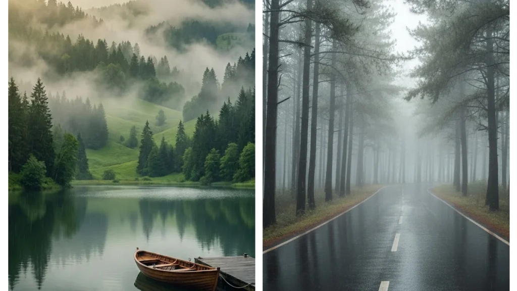 Kodaikanal hill station in monsoon